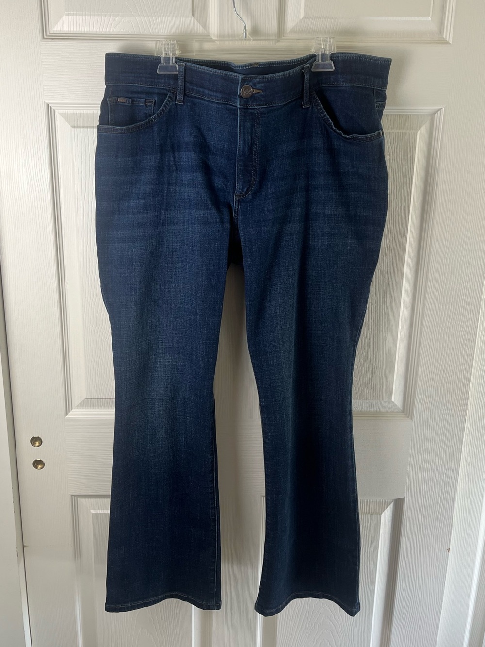 Lee Bootcut Jeans in Dark Blue Indigo
